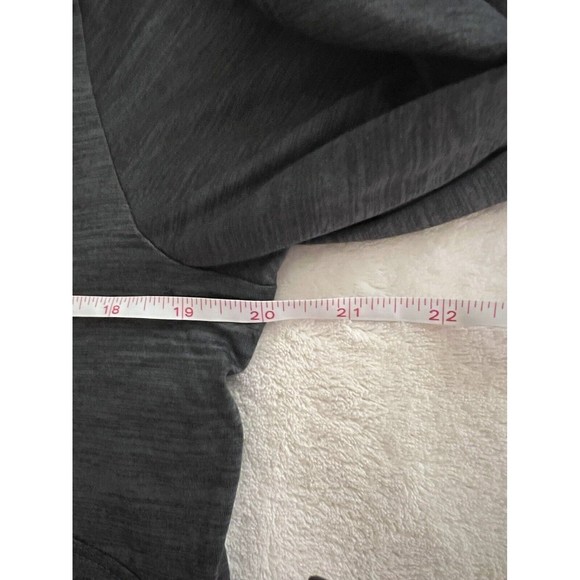 Layer8 Warm Up Hoodie Women's lightweight gray 1/2 zip kangaroo pocket Small - Picture 10 of 16